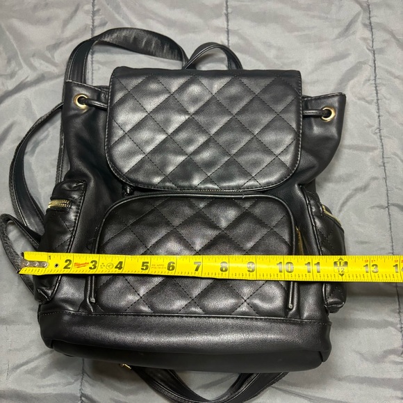 Torrid Quilted‎ Faux Leather Drawstring Backpack - Picture 9 of 12